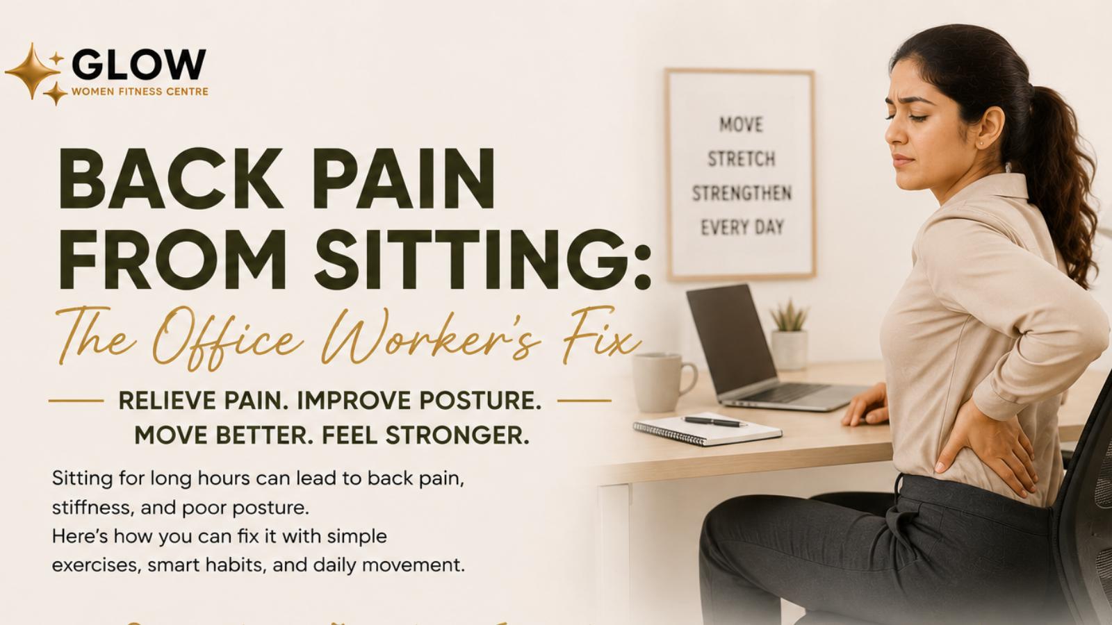 Back Pain From Sitting: The Office Worker's Fix