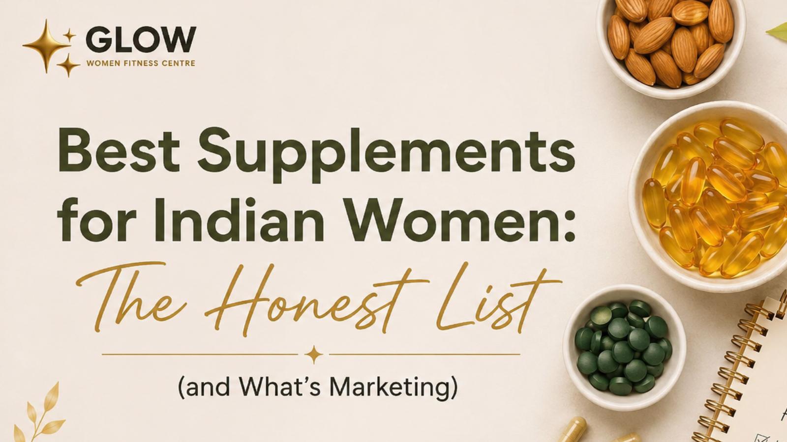Honest list of supplements that work for Indian women